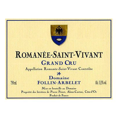 2021 Domaine Follin Arbelet, Romanee-Saint-Vivant Grand Cru 3x750ml