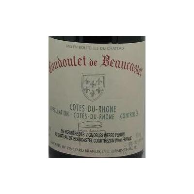 2016 Coudoulet de Beaucastel Rouge, Cotes du Rhone 12x750ml