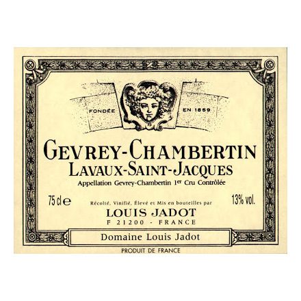 2016 Domaine Louis Jadot, Gevrey-Chambertin Premier Cru, Lavaux Saint-Jacques 6x750ml