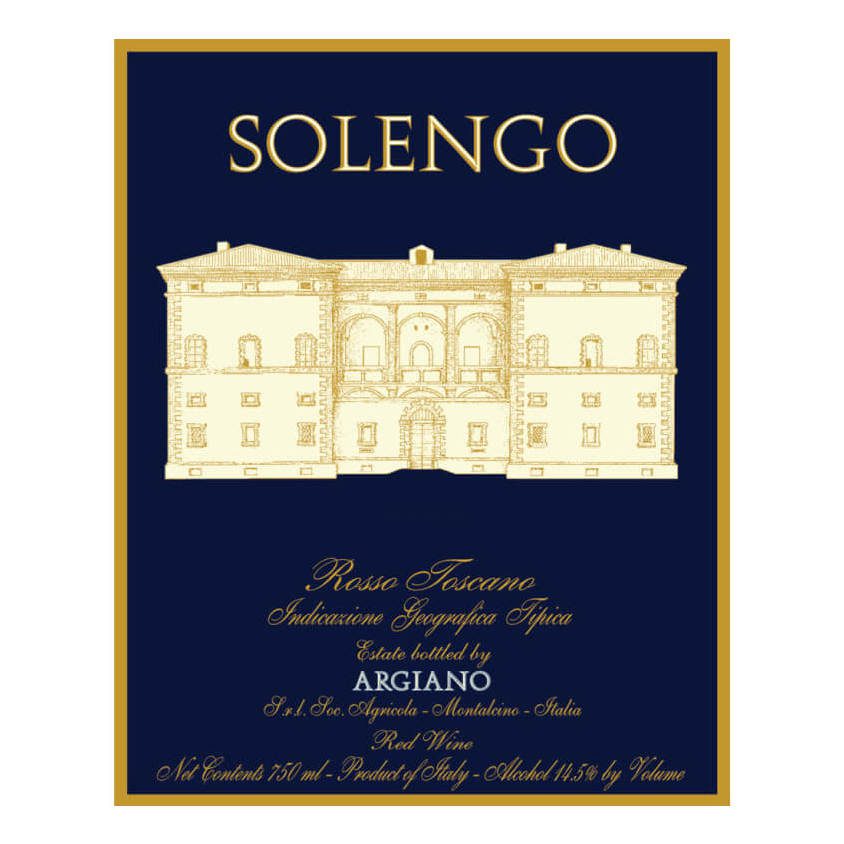 2018 Argiano, Toscana, Solengo (6x750ml)