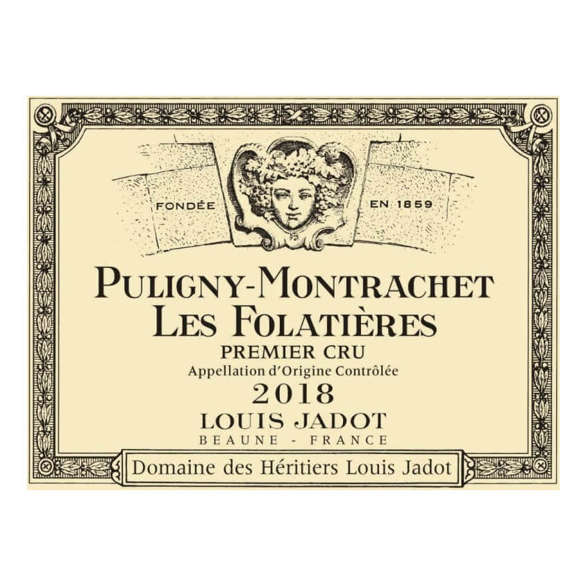 1997 Domaine Louis Jadot, Puligny-Montrachet Premier Cru, Les Folatieres (6x750ml)