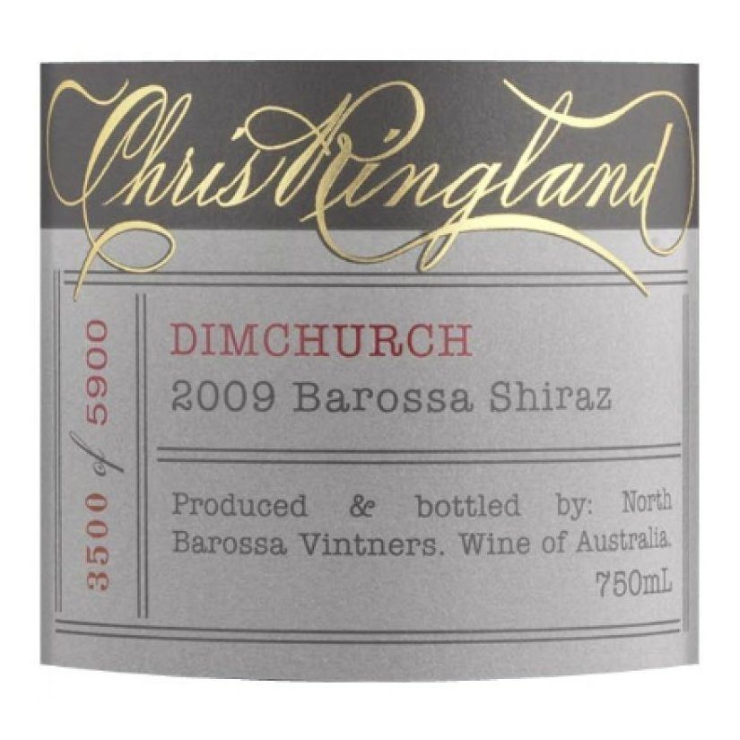 2016 Chris Ringland, Dimchurch Shiraz, Barossa Valley (6x750ml)