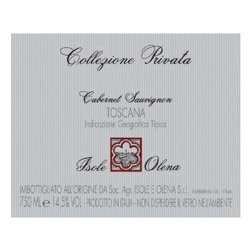 2016 Isole e Olena, Collezione Privata Cabernet Sauvignon, Toscana IGT (6x750ml)