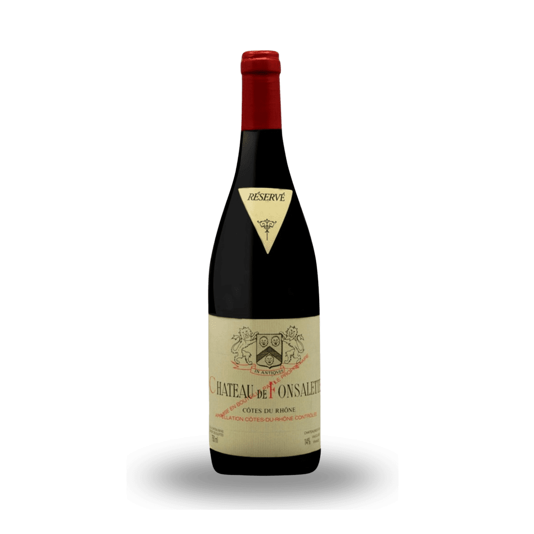 2014 Chateau de Fonsalette, Cotes du Rhone, Rouge 12x750ml
