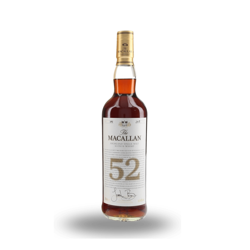 NV Macallan, Highland Single Malt Sherry Oak Cask 52YO Bottled 2018, Speyside (700ml)