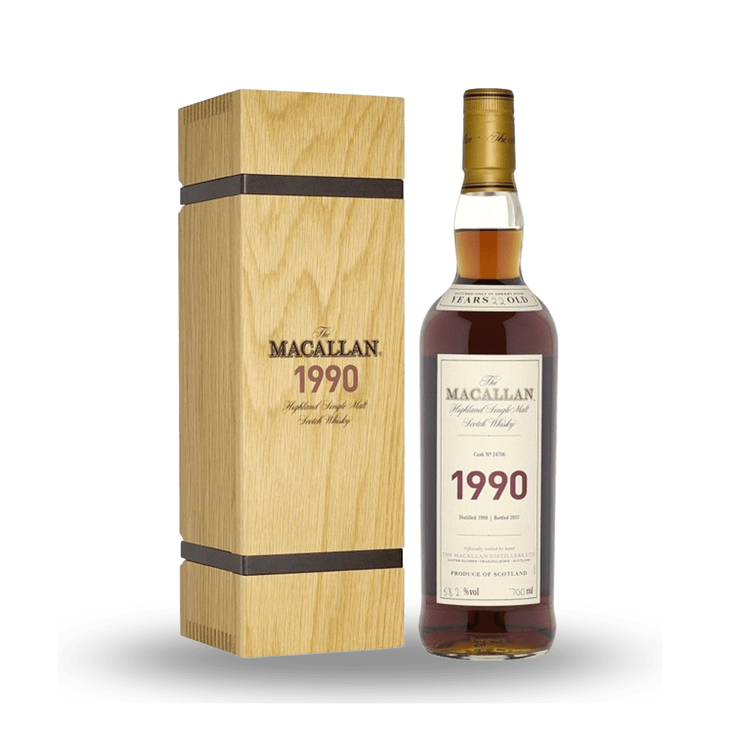1990 Macallan, Highland Single Malt Fine & Rare Cask 24706 22YO Bottled 2013, Speyside (700ml)