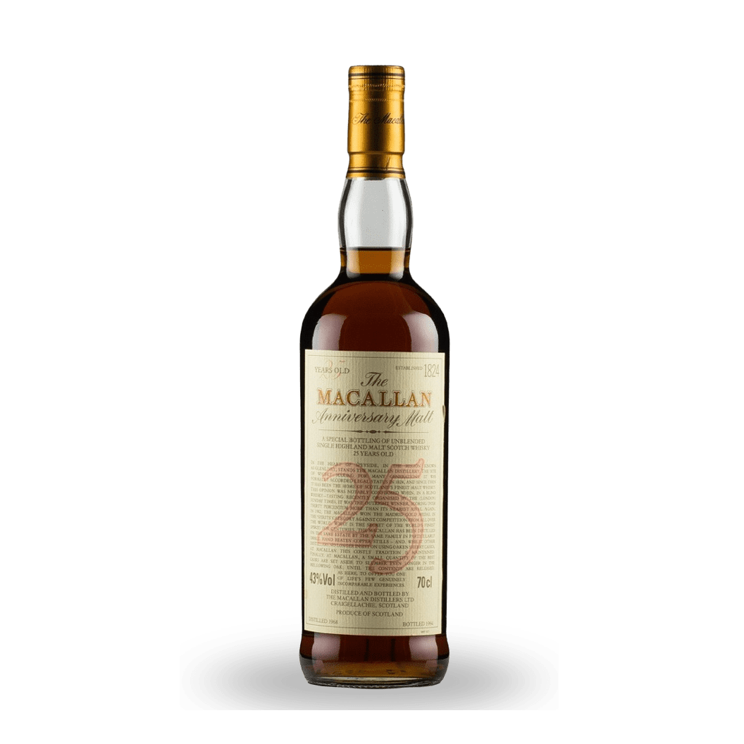 1968 Macallan, Highland Single Malt Anniversary Malt 25YO Bottled 1994, Speyside (700ml)