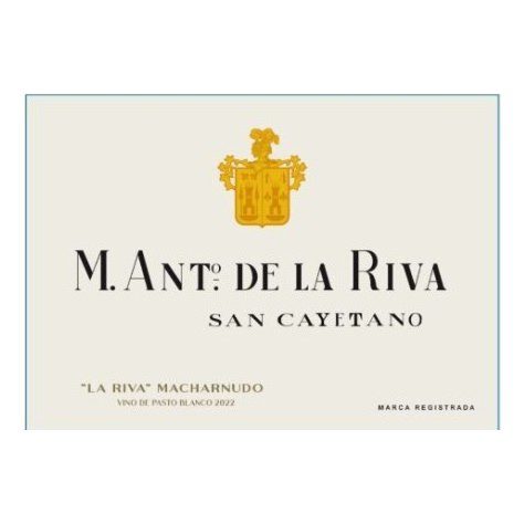2022 M. Ant. De la Riva, Macharnudo San Cayetano, Jerez (6x750ml)