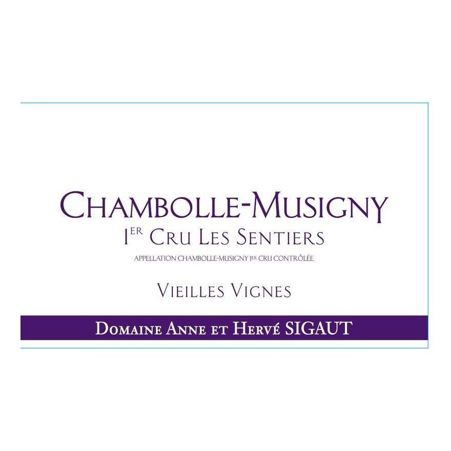 2021 Domaine Anne et Herve Sigaut, Chambolle-Musigny Premier Cru, Les Sentiers Vieilles Vignes 6x750ml