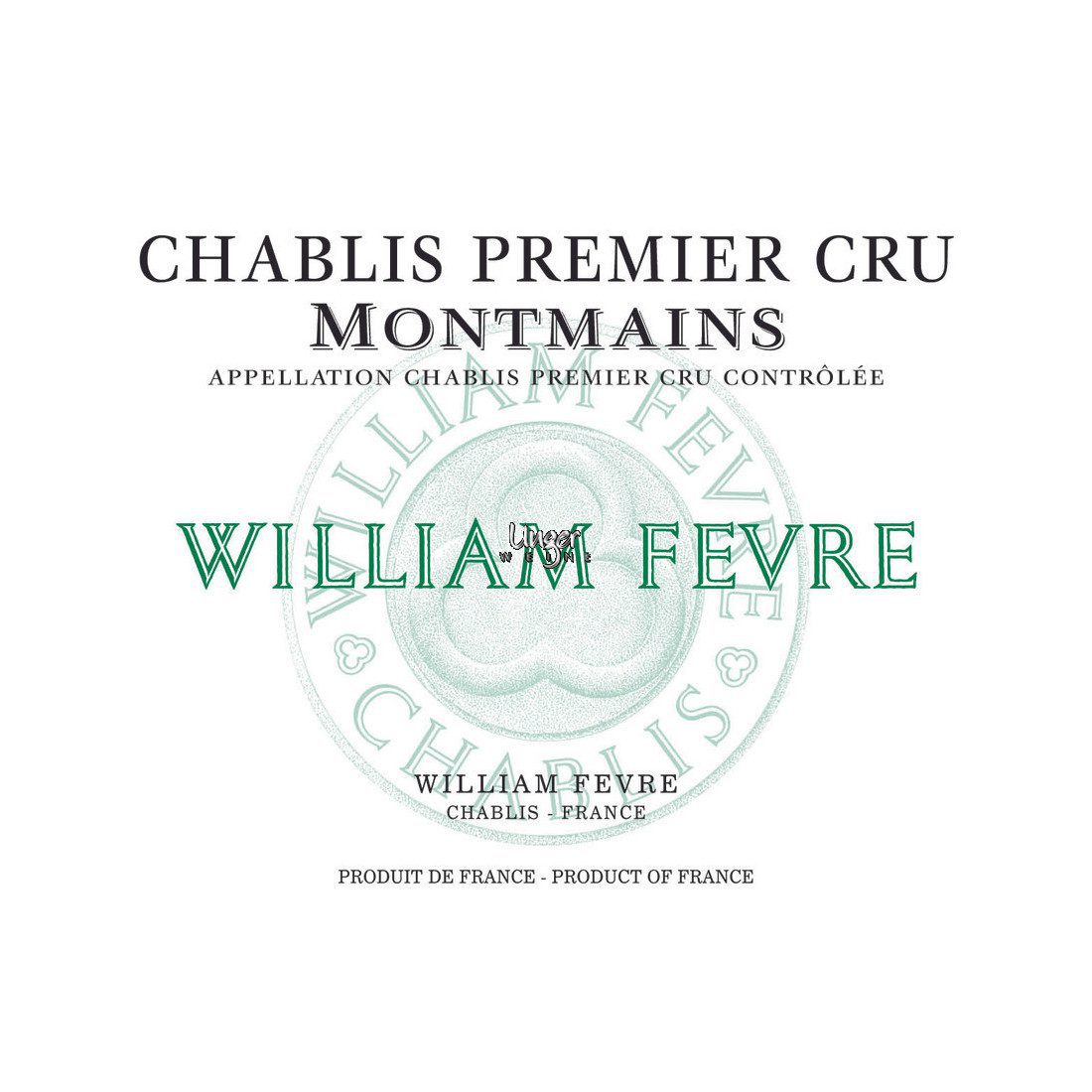 2022 Domaine William Fevre, Chablis Premier Cru, Montmains 6x750ml