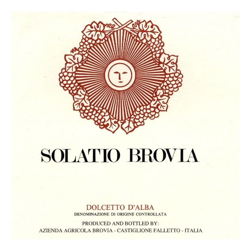 2009 Brovia, Solatio, Dolcetto d'Alba 6x750ml