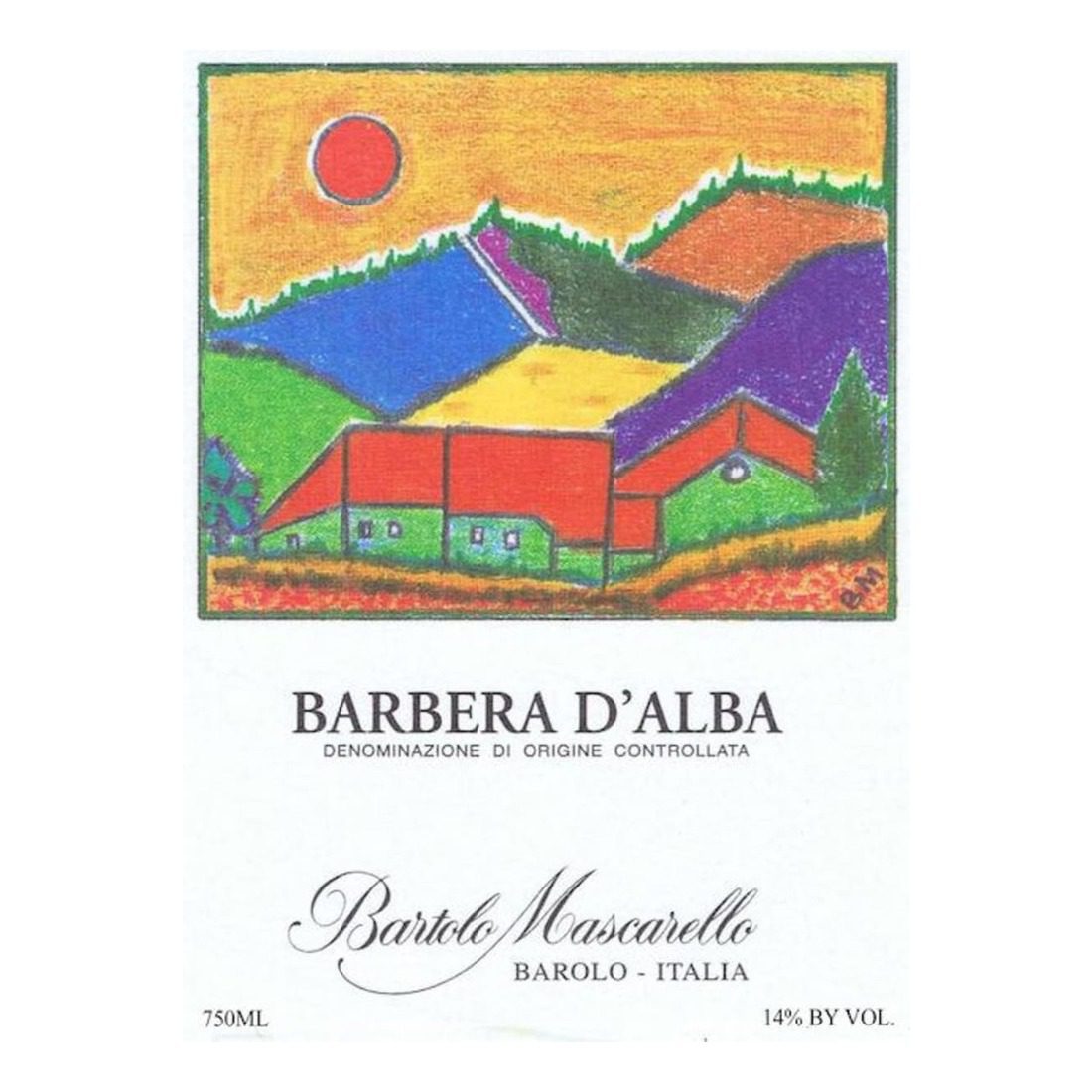 2019 Bartolo Mascarello, Barbera d'Alba 6x750ml