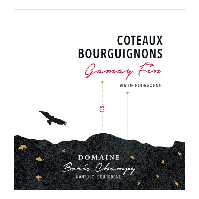 2020 Domaine Boris Champy, Coteaux Bourguignons, Gamay Fin 12x750ml