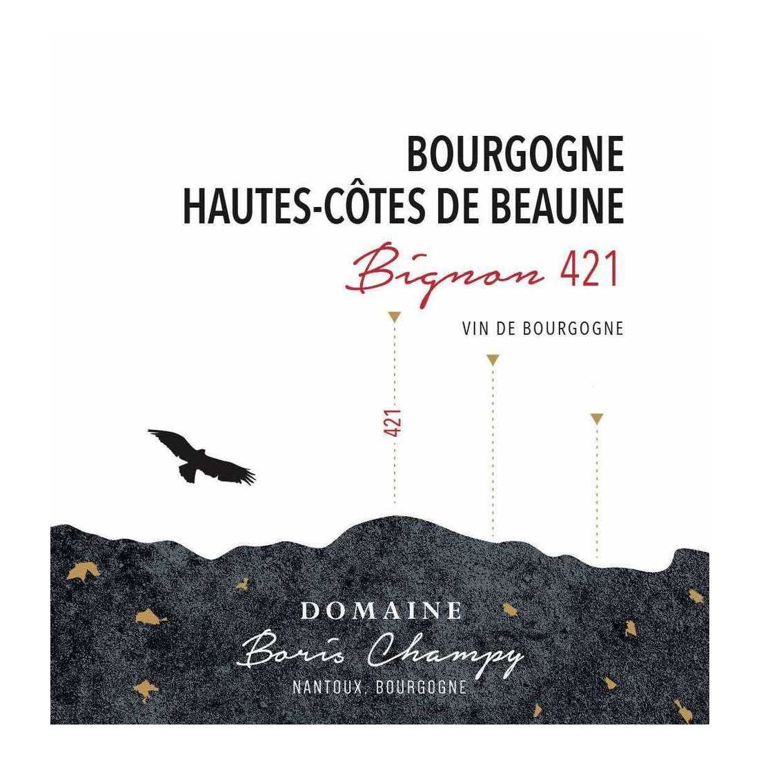 2021 Domaine Boris Champy, Bourgogne, Hautes Cotes de Beaune Bignon 421 6x750ml