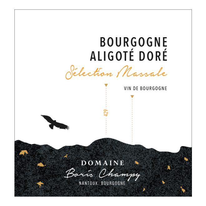 2020 Domaine Boris Champy, Bourgogne Aligote, Dore Selection Massale 12x750ml