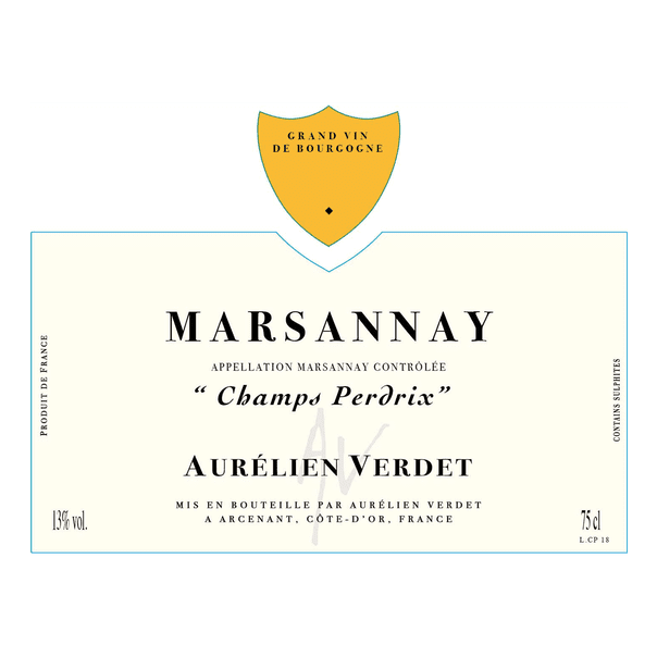 2017 Aurelien Verdet, Marsannay, Champs Perdrix 6x750ml
