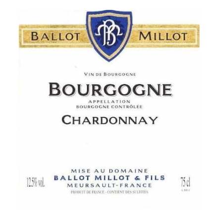 2017 Ballot Millot, Bourgogne, Chardonnay 12x750ml