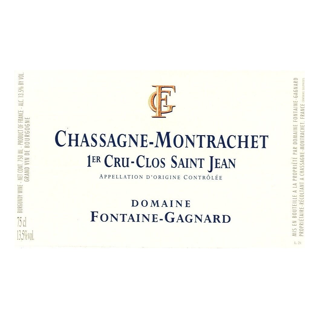 2022 Domaine Fontaine-Gagnard, Chassagne-Montrachet Premier Cru, Clos Saint-Jean Blanc (6x750ml)