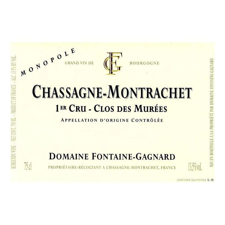 2021 Domaine Fontaine-Gagnard, Chassagne-Montrachet Premier Cru, Les Murees 6x750ml