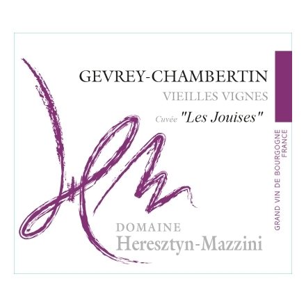 2019 Domaine Heresztyn-Mazzini, Gevrey-Chambertin, Jouise Cuvee Les Jouises Vieilles Vignes 12x750ml