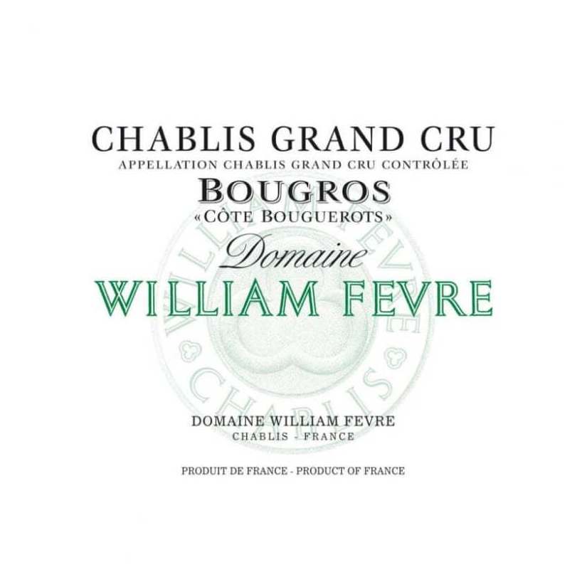 2011 Domaine William Fevre, Chablis Grand Cru, Bougros Cote Bouguerots 12x750ml