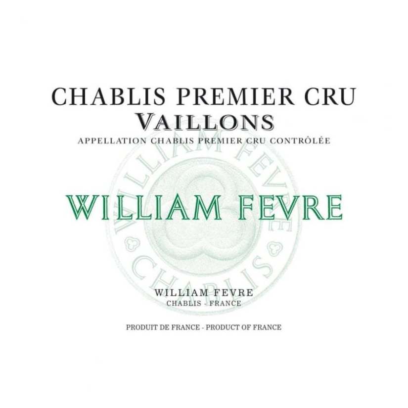 2020 Domaine William Fevre, Chablis Premier Cru, Vaillons (6x750ml)