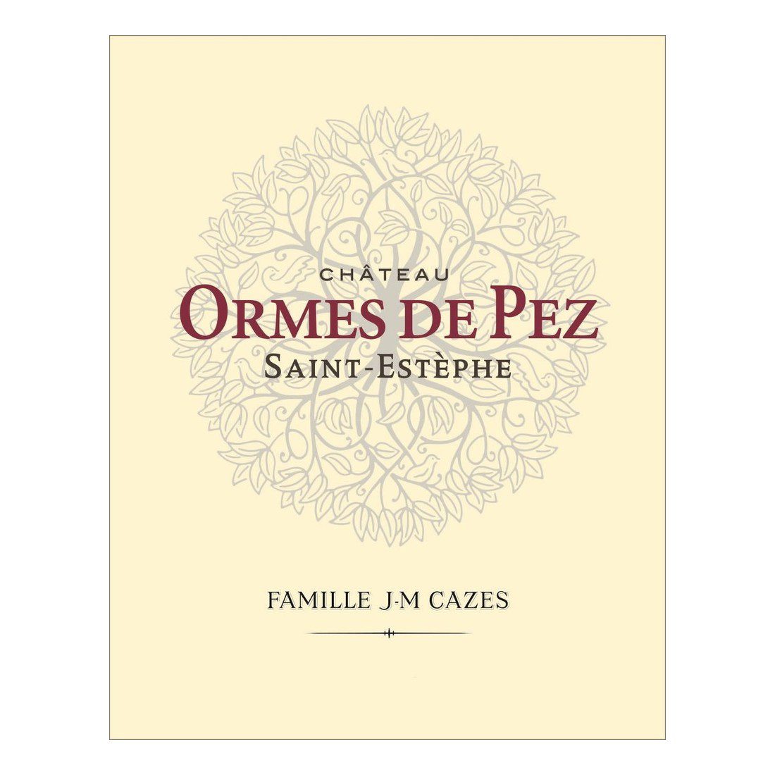 2015 Chateau Ormes de Pez, Saint-Estephe 12x750ml