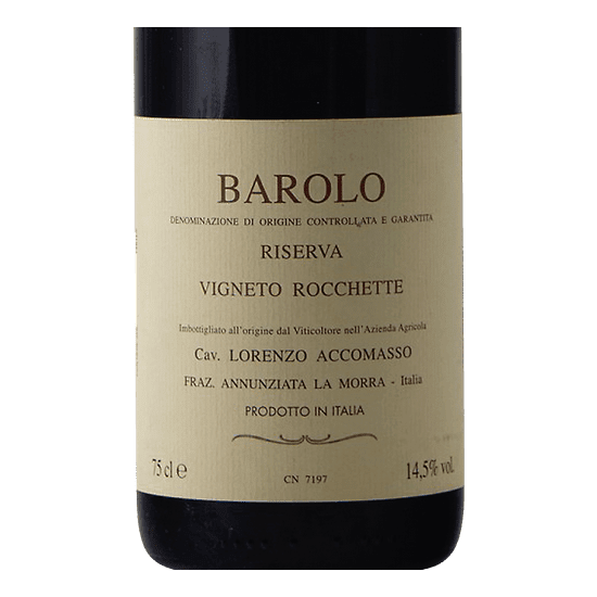 2014 Lorenzo Accomasso, Barolo, Rocche dell'Annunziata Vigna Rocchette 12x750ml