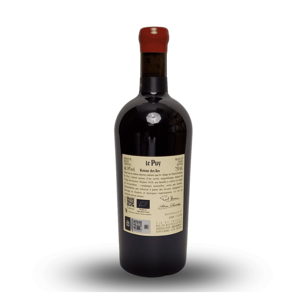 2019 Chateau le Puy, Retour des Iles, Francs-Cotes de Bordeaux 1x750ml