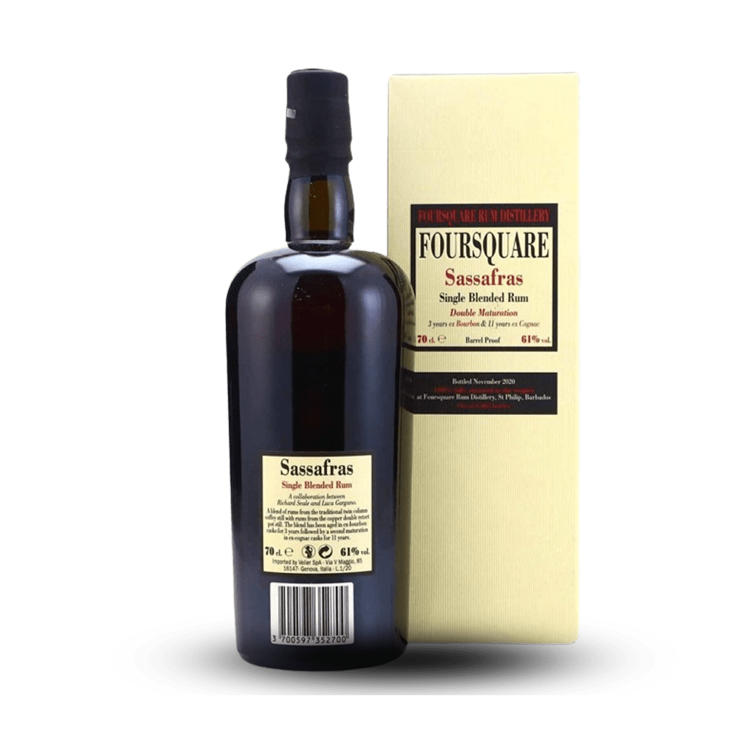 NV Foursquare (Velier), Single Blended Sassafras Bottled November 2020 (700ml)
