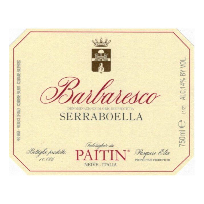 2015 Paitin, Barbaresco, Serraboella 6x750ml