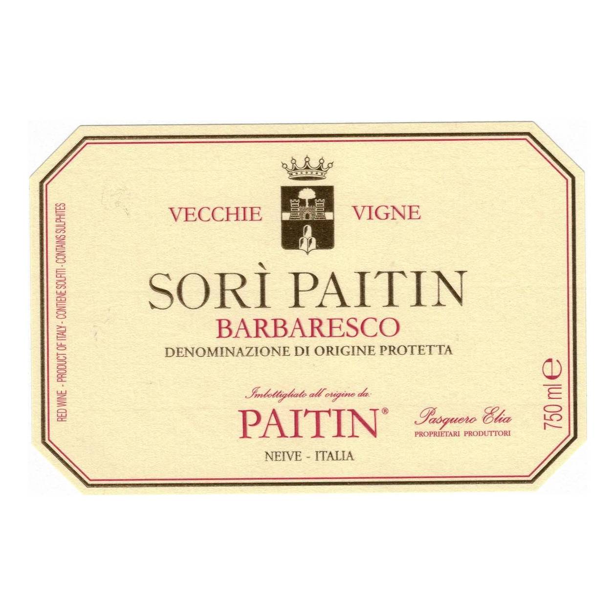 2014 Paitin, Barbaresco, Sori Paitin Vecchie Vigne Riserva 6x750ml