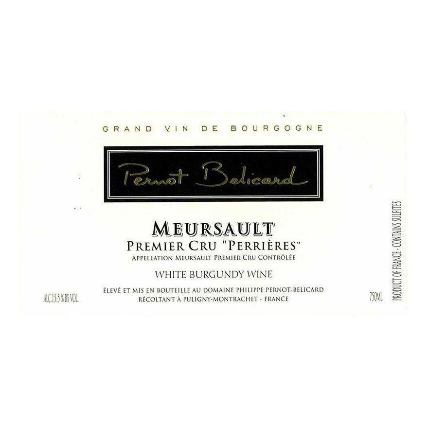 2016 Pernot Belicard, Meursault Premier Cru, Perrieres Blanc 6x750ml