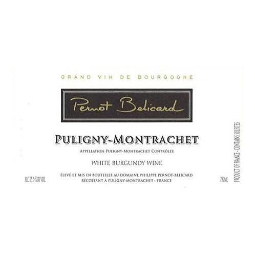 2018 Pernot Belicard, Puligny-Montrachet (6x750ml)