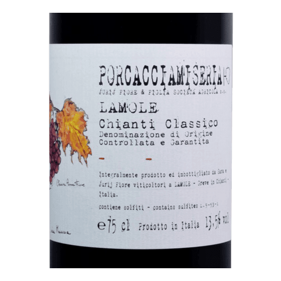 2018 Jurij Fiore & Figlia, Chianti Classico, Porcacciamiseria Lamole 6x750ml