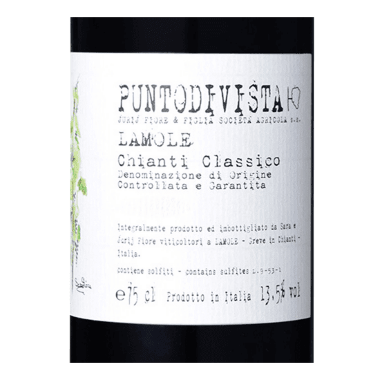 2018 Jurij Fiore & Figlia, Chianti Classico, Puntodivista Lamole 6x750ml