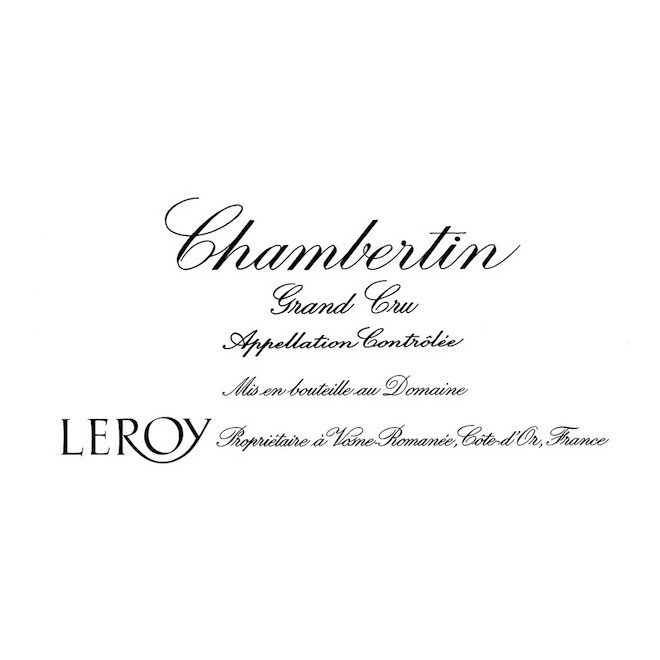 2011 Domaine Leroy, Chambertin Grand Cru