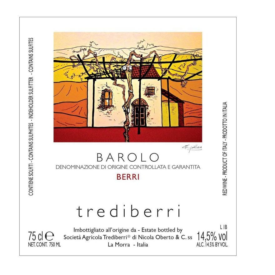 2020 Trediberri, Barolo, Berri 6x750ml