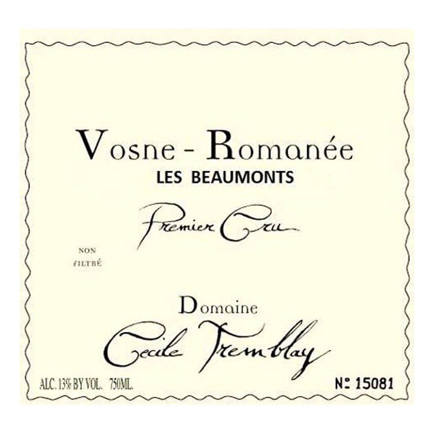 2009 Domaine Cecile Tremblay, Vosne-Romanee Premier Cru, Les Beaux Monts 12x750ml