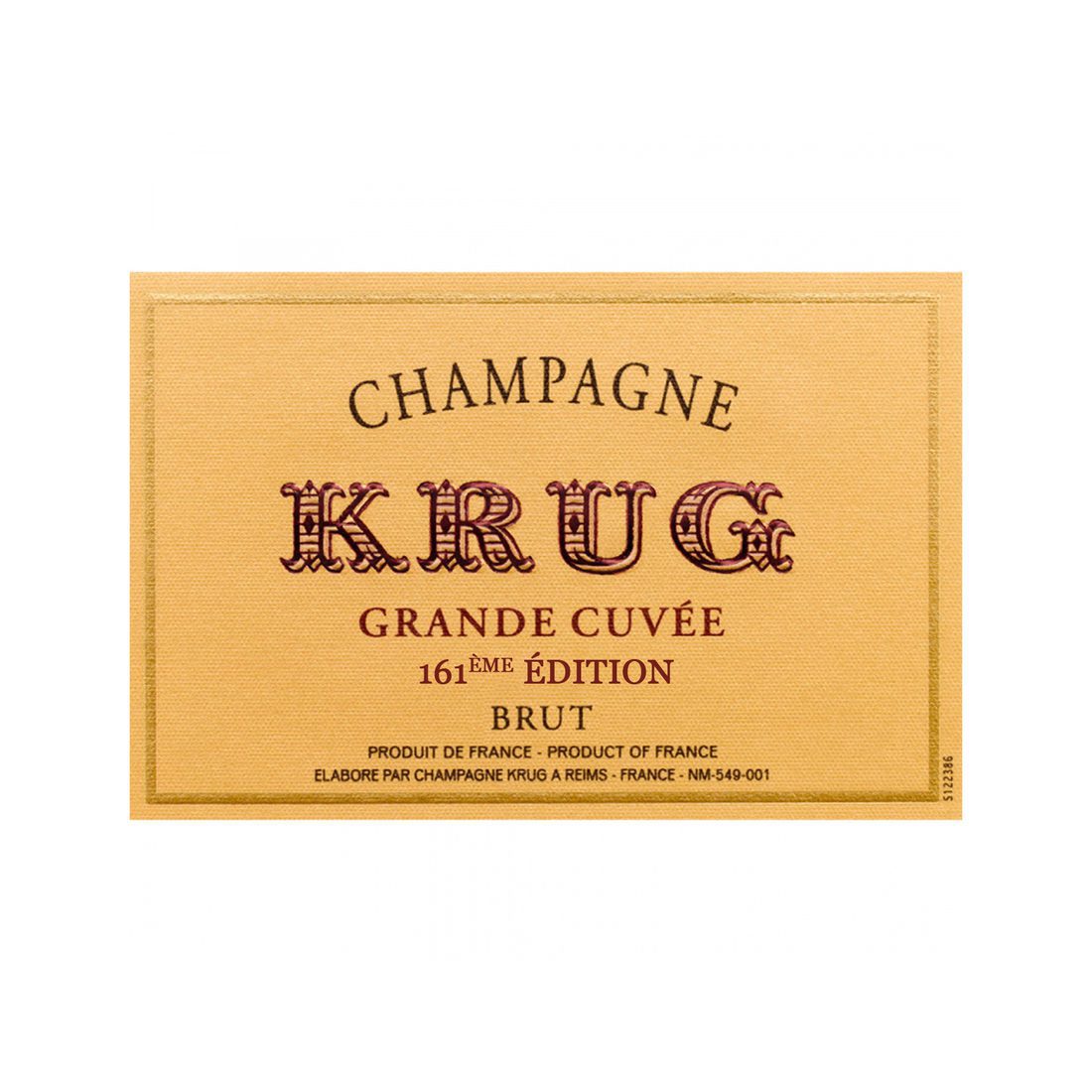 NV Krug, Grande Cuvee 161eme Edition 1x3L