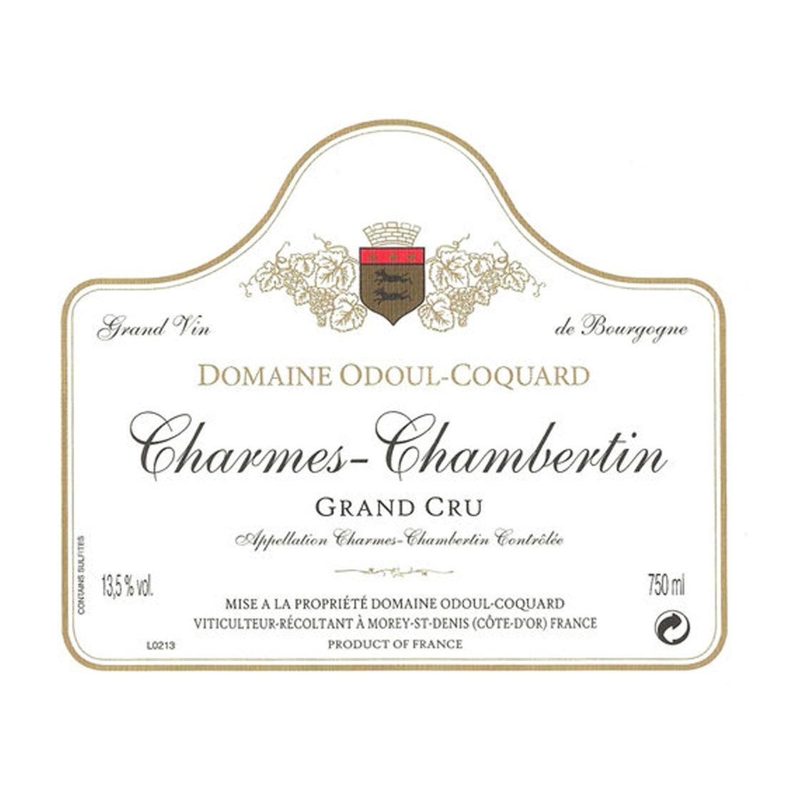 2018 Odoul Coquard, Charmes-Chambertin Grand Cru 6x750ml