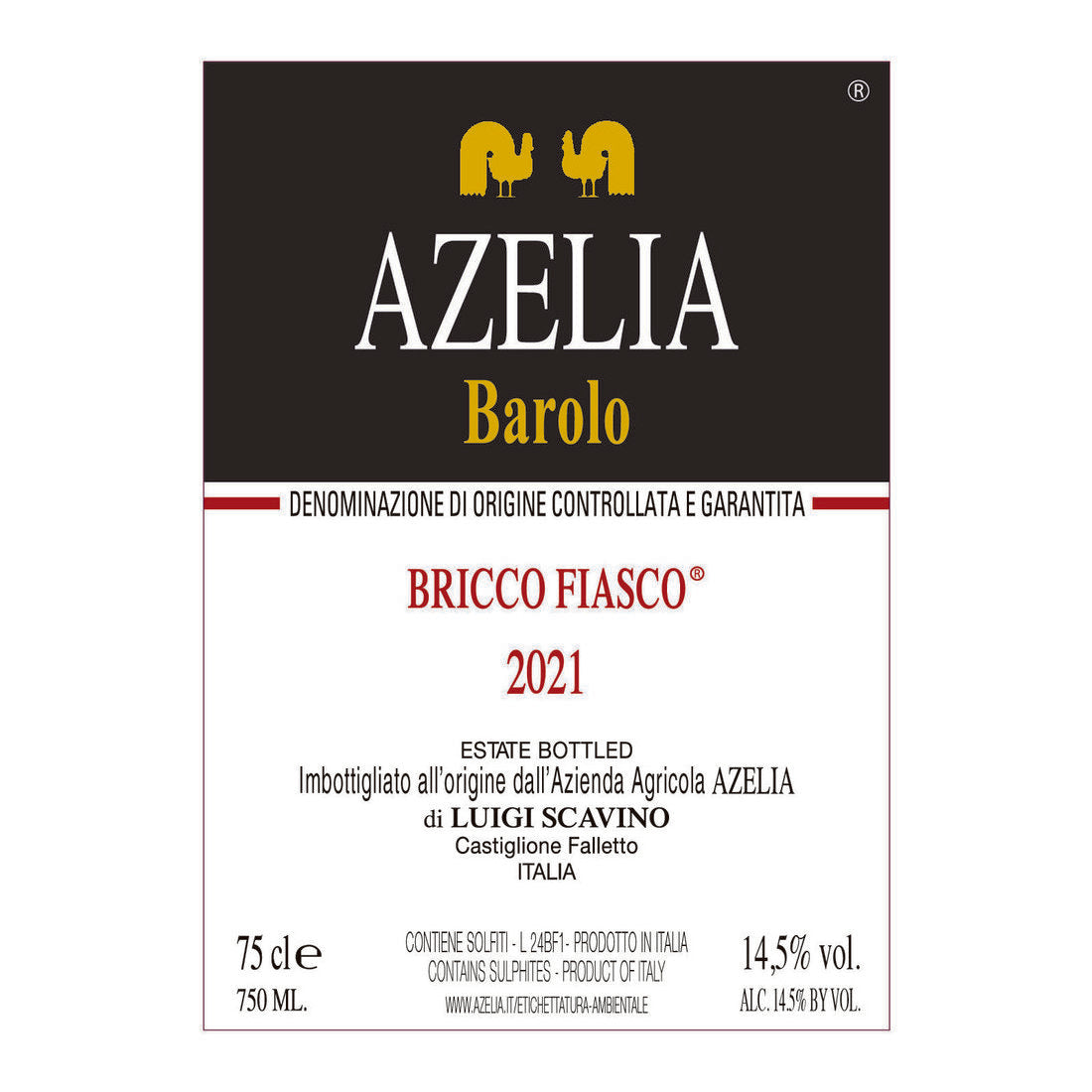 2015 Azelia, Barolo, Bricco Fiasco 12x750ml