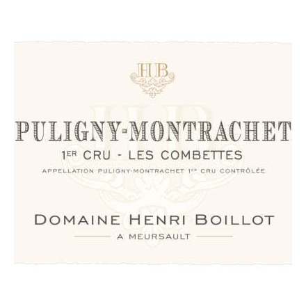 2018 Domaine Henri Boillot, Puligny-Montrachet Premier Cru, Les Combettes 6x750ml