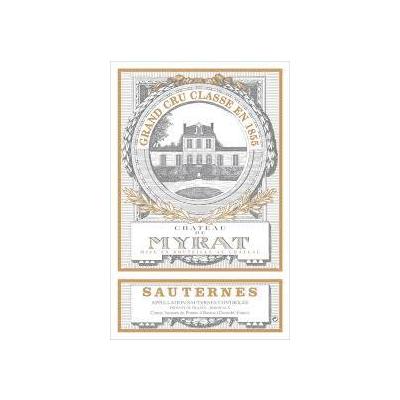 2015 Chateau de Myrat 2eme Cru Classe, Sauternes (12x750ml)