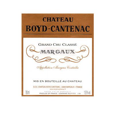 2018 Chateau Boyd-Cantenac 3eme Cru Classe, Margaux 12x750ml