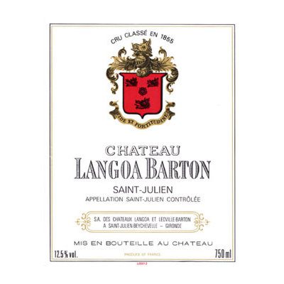 2016 Chateau Langoa Barton 3eme Cru Classe, Saint-Julien (6x750ml)