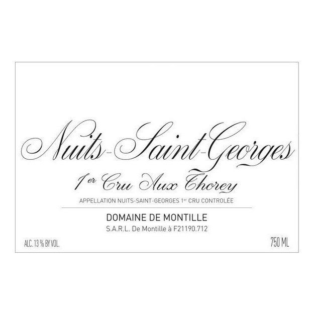 2022 Domaine de Montille, Nuits-Saint-Georges Premier Cru, Aux Thorey 12x750ml