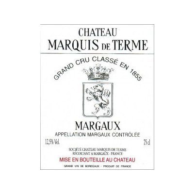 2010 Chateau Marquis de Terme 4eme Cru Classe, Margaux 12x750ml