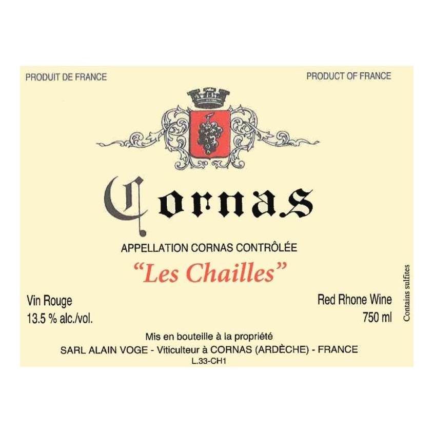 2017 Alain Voge, Cornas, Les Chailles 12x750ml