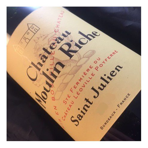 2019 Chateau Moulin Riche, Saint-Julien 12x750ml